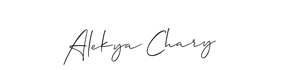 Here are the top 10 professional signature styles for the name Alekya Chary. These are the best autograph styles you can use for your name. Alekya Chary signature style 2 images and pictures png
