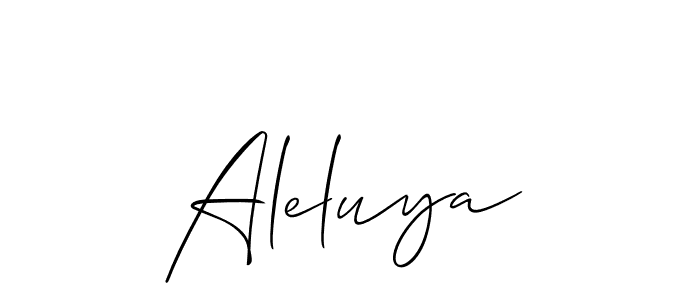 You can use this online signature creator to create a handwritten signature for the name Aleluya. This is the best online autograph maker. Aleluya signature style 2 images and pictures png