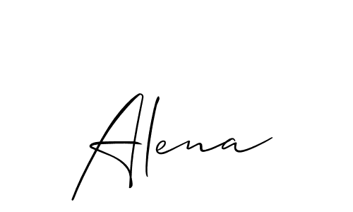 Also we have Alena name is the best signature style. Create professional handwritten signature collection using Allison_Script autograph style. Alena signature style 2 images and pictures png