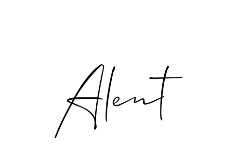 Similarly Allison_Script is the best handwritten signature design. Signature creator online .You can use it as an online autograph creator for name Alent. Alent signature style 2 images and pictures png