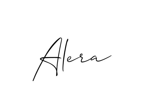 Also You can easily find your signature by using the search form. We will create Alera name handwritten signature images for you free of cost using Allison_Script sign style. Alera signature style 2 images and pictures png