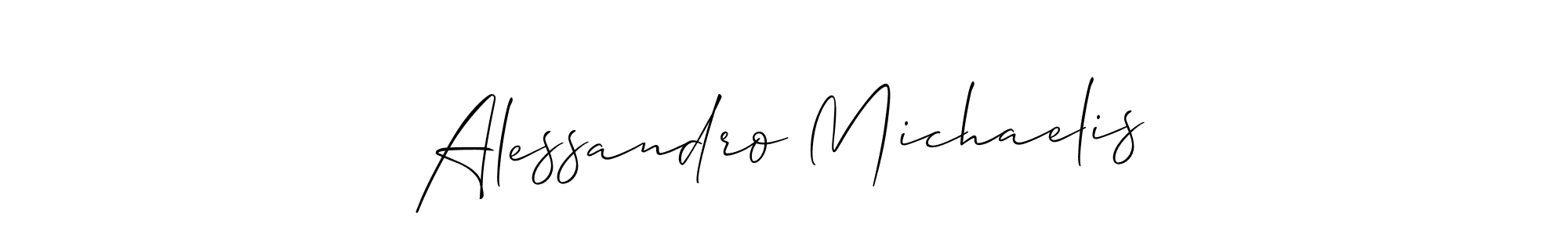 Similarly Allison_Script is the best handwritten signature design. Signature creator online .You can use it as an online autograph creator for name Alessandro Michaelis. Alessandro Michaelis signature style 2 images and pictures png