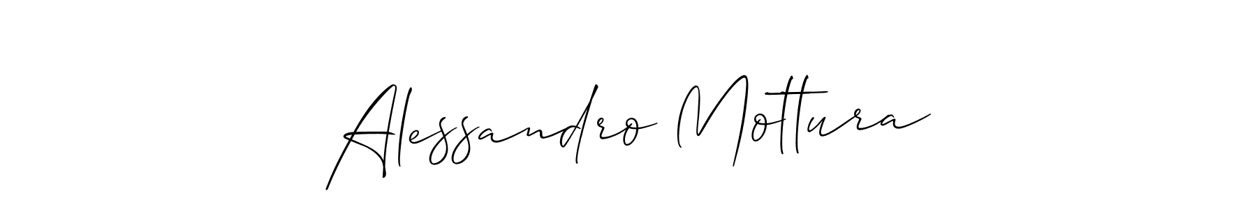 if you are searching for the best signature style for your name Alessandro Mottura. so please give up your signature search. here we have designed multiple signature styles  using Allison_Script. Alessandro Mottura signature style 2 images and pictures png
