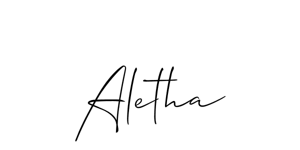 See photos of Aletha official signature by Spectra . Check more albums & portfolios. Read reviews & check more about Allison_Script font. Aletha signature style 2 images and pictures png