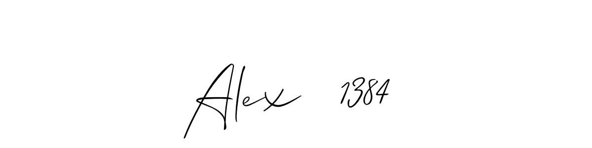 Similarly Allison_Script is the best handwritten signature design. Signature creator online .You can use it as an online autograph creator for name Alex   1384 . Alex   1384  signature style 2 images and pictures png