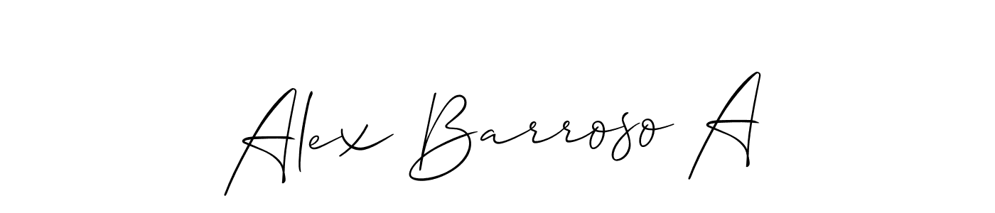 Similarly Allison_Script is the best handwritten signature design. Signature creator online .You can use it as an online autograph creator for name Alex Barroso A. Alex Barroso A signature style 2 images and pictures png