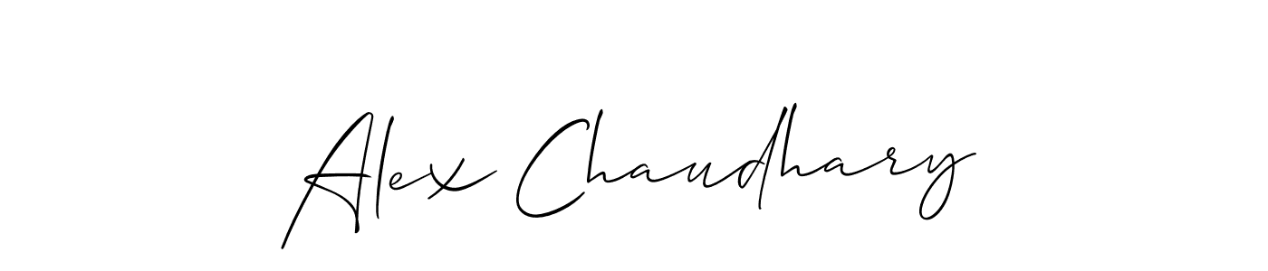 Allison_Script is a professional signature style that is perfect for those who want to add a touch of class to their signature. It is also a great choice for those who want to make their signature more unique. Get Alex Chaudhary name to fancy signature for free. Alex Chaudhary signature style 2 images and pictures png