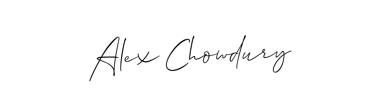 Make a short Alex Chowdury signature style. Manage your documents anywhere anytime using Allison_Script. Create and add eSignatures, submit forms, share and send files easily. Alex Chowdury signature style 2 images and pictures png