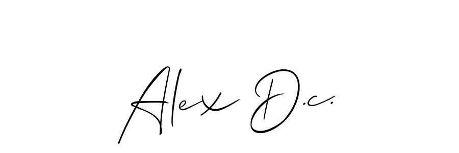 This is the best signature style for the Alex D.c. name. Also you like these signature font (Allison_Script). Mix name signature. Alex D.c. signature style 2 images and pictures png