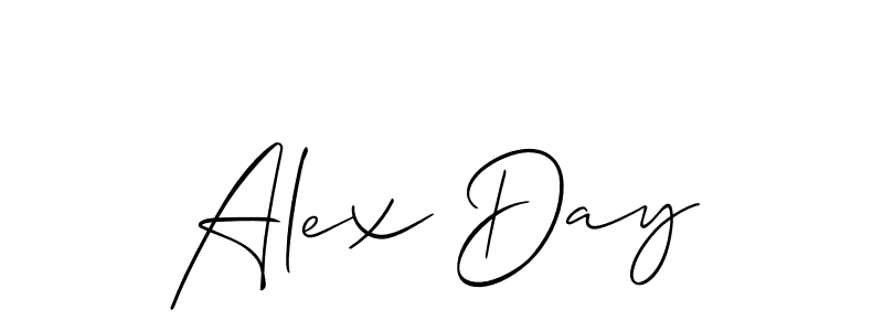 How to make Alex Day signature? Allison_Script is a professional autograph style. Create handwritten signature for Alex Day name. Alex Day signature style 2 images and pictures png