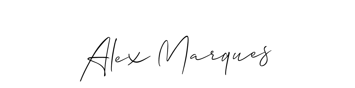 How to make Alex Marques signature? Allison_Script is a professional autograph style. Create handwritten signature for Alex Marques name. Alex Marques signature style 2 images and pictures png