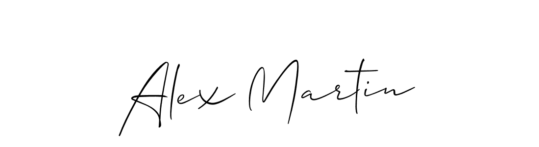 Design your own signature with our free online signature maker. With this signature software, you can create a handwritten (Allison_Script) signature for name Alex Martin. Alex Martin signature style 2 images and pictures png