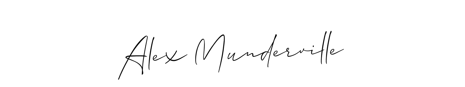 See photos of Alex Munderville official signature by Spectra . Check more albums & portfolios. Read reviews & check more about Allison_Script font. Alex Munderville signature style 2 images and pictures png