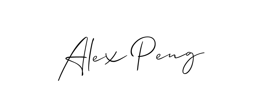 How to Draw Alex Peng signature style? Allison_Script is a latest design signature styles for name Alex Peng. Alex Peng signature style 2 images and pictures png