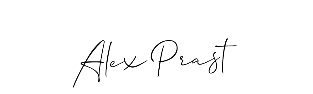 Best and Professional Signature Style for Alex Prast. Allison_Script Best Signature Style Collection. Alex Prast signature style 2 images and pictures png