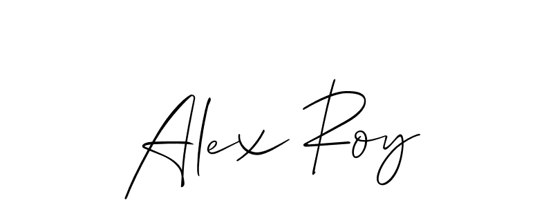 Allison_Script is a professional signature style that is perfect for those who want to add a touch of class to their signature. It is also a great choice for those who want to make their signature more unique. Get Alex Roy name to fancy signature for free. Alex Roy signature style 2 images and pictures png