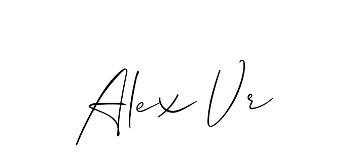 How to Draw Alex Vr signature style? Allison_Script is a latest design signature styles for name Alex Vr. Alex Vr signature style 2 images and pictures png