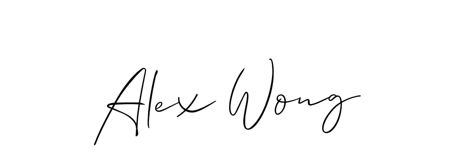 Allison_Script is a professional signature style that is perfect for those who want to add a touch of class to their signature. It is also a great choice for those who want to make their signature more unique. Get Alex Wong name to fancy signature for free. Alex Wong signature style 2 images and pictures png