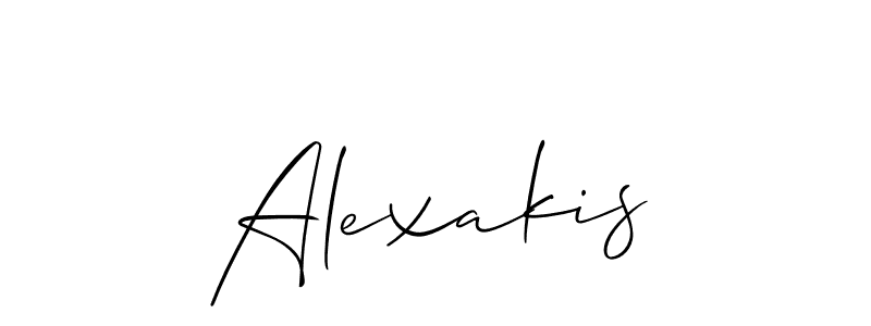 Make a beautiful signature design for name Alexakis. Use this online signature maker to create a handwritten signature for free. Alexakis signature style 2 images and pictures png