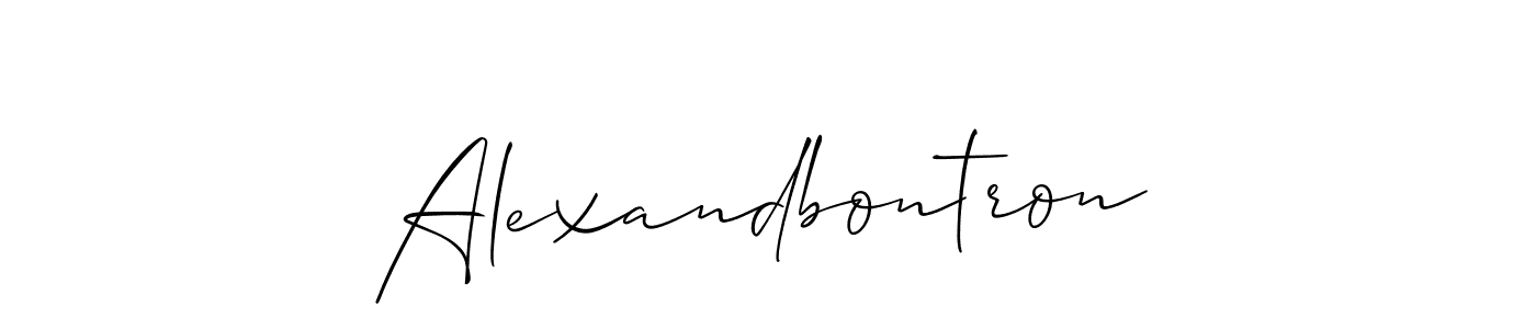 Alexandbontron stylish signature style. Best Handwritten Sign (Allison_Script) for my name. Handwritten Signature Collection Ideas for my name Alexandbontron. Alexandbontron signature style 2 images and pictures png