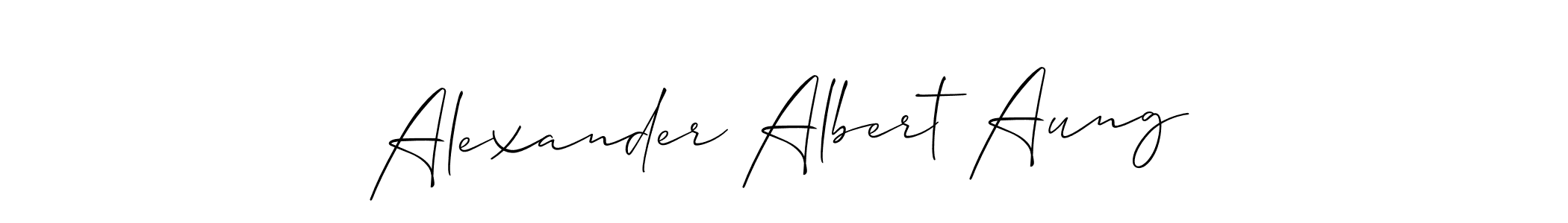 See photos of Alexander Albert Aung official signature by Spectra . Check more albums & portfolios. Read reviews & check more about Allison_Script font. Alexander Albert Aung signature style 2 images and pictures png