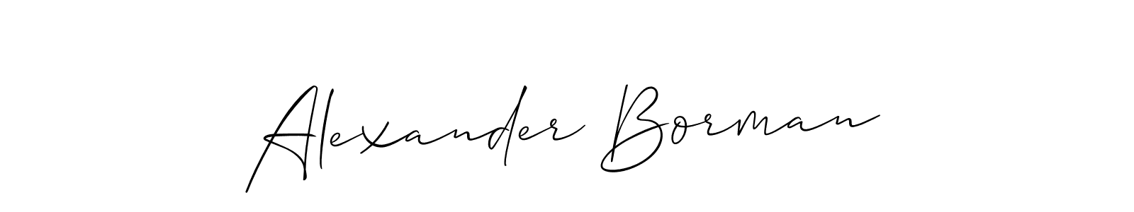 Check out images of Autograph of Alexander Borman name. Actor Alexander Borman Signature Style. Allison_Script is a professional sign style online. Alexander Borman signature style 2 images and pictures png