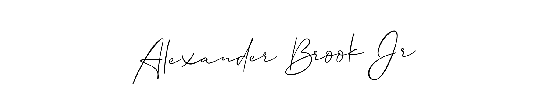 Once you've used our free online signature maker to create your best signature Allison_Script style, it's time to enjoy all of the benefits that Alexander Brook Jr name signing documents. Alexander Brook Jr signature style 2 images and pictures png