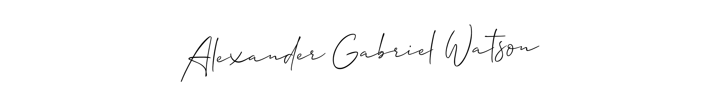 Here are the top 10 professional signature styles for the name Alexander Gabriel Watson. These are the best autograph styles you can use for your name. Alexander Gabriel Watson signature style 2 images and pictures png