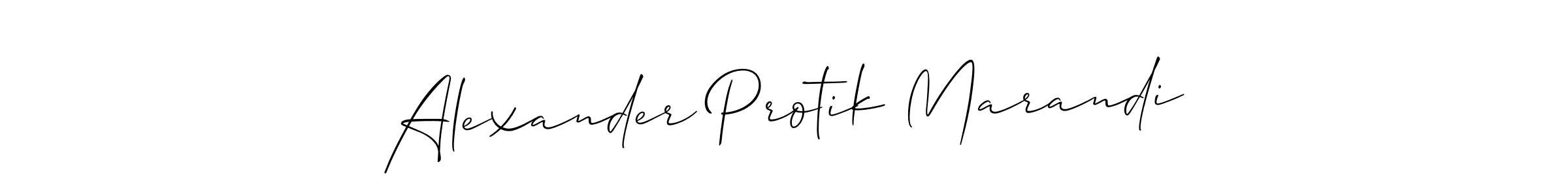 You can use this online signature creator to create a handwritten signature for the name Alexander Protik Marandi. This is the best online autograph maker. Alexander Protik Marandi signature style 2 images and pictures png