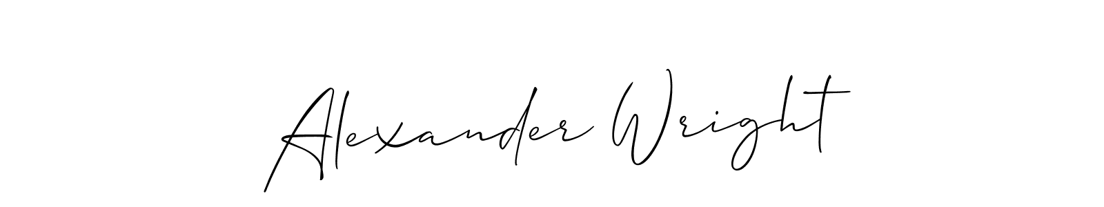 if you are searching for the best signature style for your name Alexander Wright. so please give up your signature search. here we have designed multiple signature styles  using Allison_Script. Alexander Wright signature style 2 images and pictures png