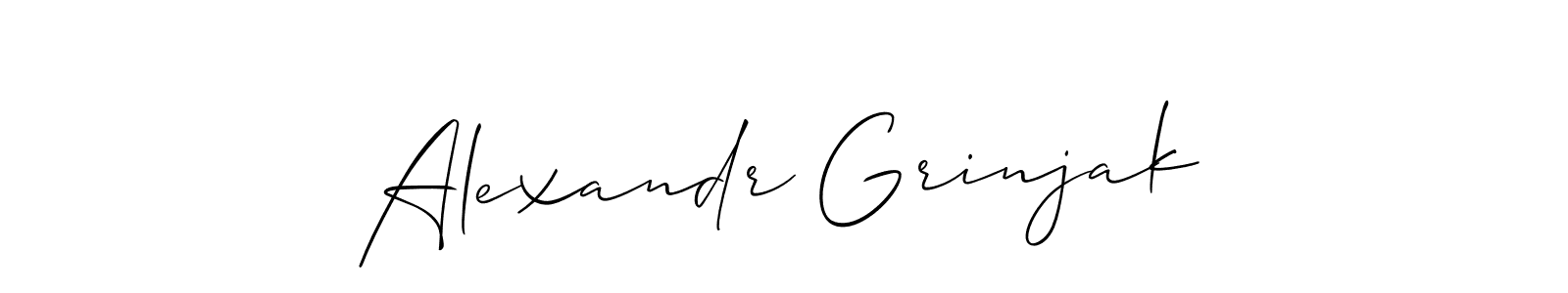 This is the best signature style for the Alexandr Grinjak name. Also you like these signature font (Allison_Script). Mix name signature. Alexandr Grinjak signature style 2 images and pictures png