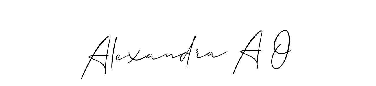 Here are the top 10 professional signature styles for the name Alexandra A O. These are the best autograph styles you can use for your name. Alexandra A O signature style 2 images and pictures png