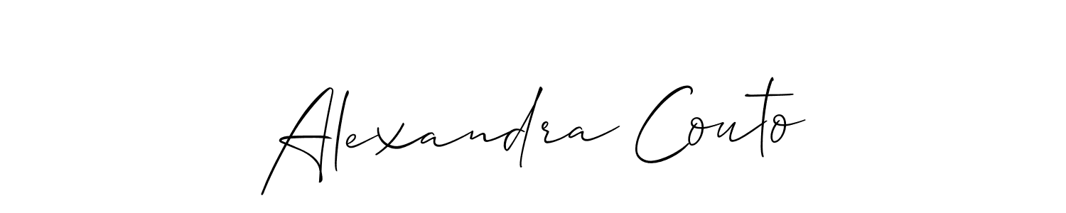 The best way (Allison_Script) to make a short signature is to pick only two or three words in your name. The name Alexandra Couto include a total of six letters. For converting this name. Alexandra Couto signature style 2 images and pictures png