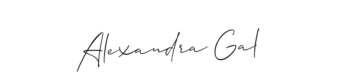 Make a short Alexandra Gal signature style. Manage your documents anywhere anytime using Allison_Script. Create and add eSignatures, submit forms, share and send files easily. Alexandra Gal signature style 2 images and pictures png