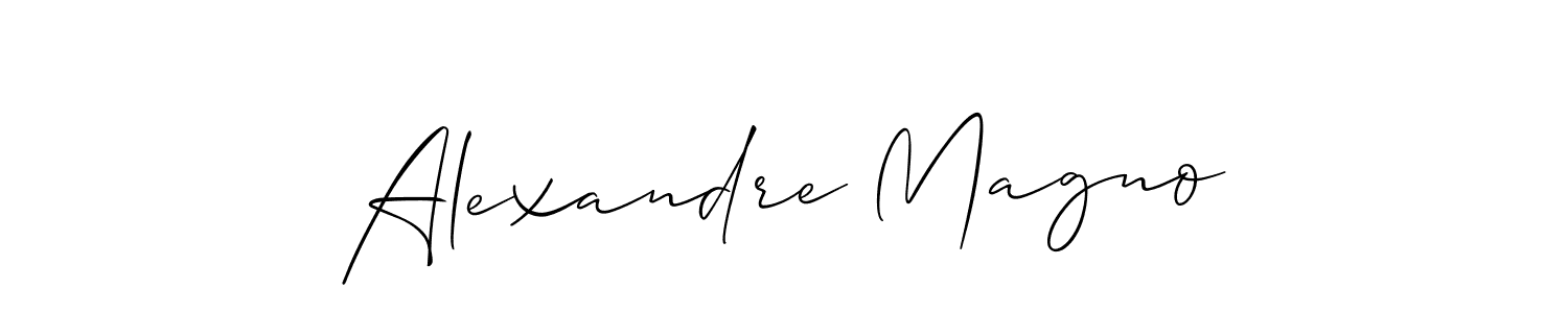 Best and Professional Signature Style for Alexandre Magno. Allison_Script Best Signature Style Collection. Alexandre Magno signature style 2 images and pictures png
