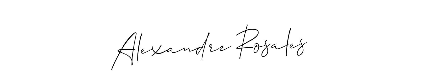 How to Draw Alexandre Rosales signature style? Allison_Script is a latest design signature styles for name Alexandre Rosales. Alexandre Rosales signature style 2 images and pictures png