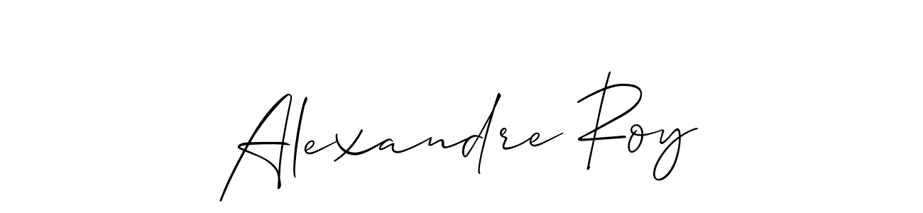 How to make Alexandre Roy signature? Allison_Script is a professional autograph style. Create handwritten signature for Alexandre Roy name. Alexandre Roy signature style 2 images and pictures png