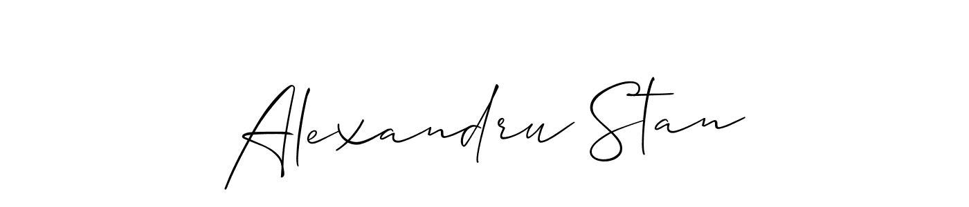 Also we have Alexandru Stan name is the best signature style. Create professional handwritten signature collection using Allison_Script autograph style. Alexandru Stan signature style 2 images and pictures png