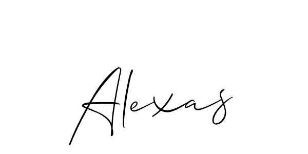 How to Draw Alexas signature style? Allison_Script is a latest design signature styles for name Alexas. Alexas signature style 2 images and pictures png