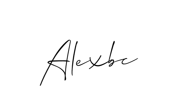 if you are searching for the best signature style for your name Alexbc. so please give up your signature search. here we have designed multiple signature styles  using Allison_Script. Alexbc signature style 2 images and pictures png