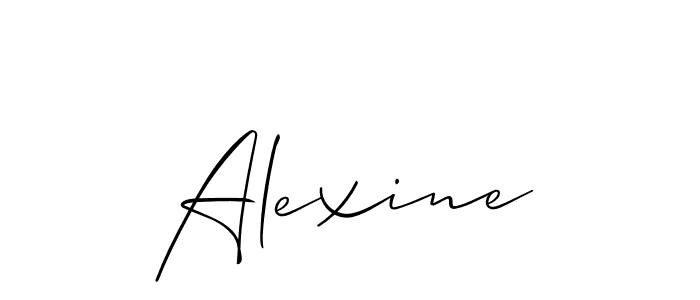 if you are searching for the best signature style for your name Alexine. so please give up your signature search. here we have designed multiple signature styles  using Allison_Script. Alexine signature style 2 images and pictures png