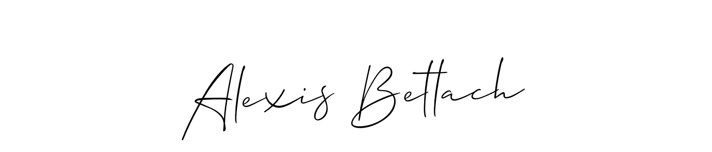 It looks lik you need a new signature style for name Alexis Betlach. Design unique handwritten (Allison_Script) signature with our free signature maker in just a few clicks. Alexis Betlach signature style 2 images and pictures png