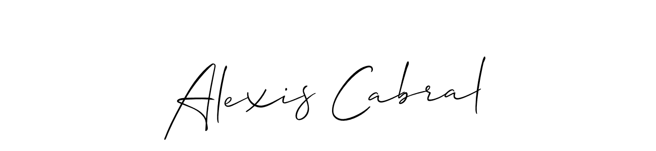 Similarly Allison_Script is the best handwritten signature design. Signature creator online .You can use it as an online autograph creator for name Alexis Cabral. Alexis Cabral signature style 2 images and pictures png