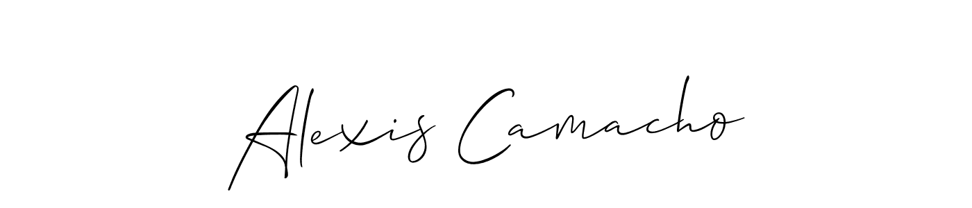 Also You can easily find your signature by using the search form. We will create Alexis Camacho name handwritten signature images for you free of cost using Allison_Script sign style. Alexis Camacho signature style 2 images and pictures png