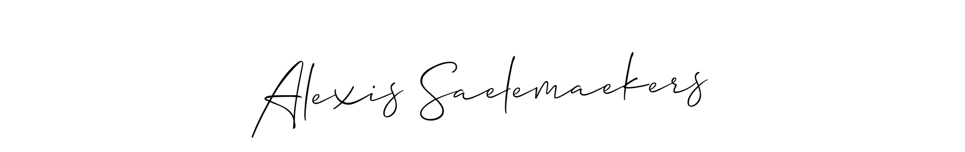 You can use this online signature creator to create a handwritten signature for the name Alexis Saelemaekers. This is the best online autograph maker. Alexis Saelemaekers signature style 2 images and pictures png
