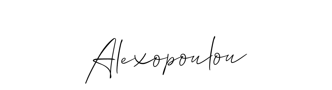 You can use this online signature creator to create a handwritten signature for the name Alexopoulou. This is the best online autograph maker. Alexopoulou signature style 2 images and pictures png