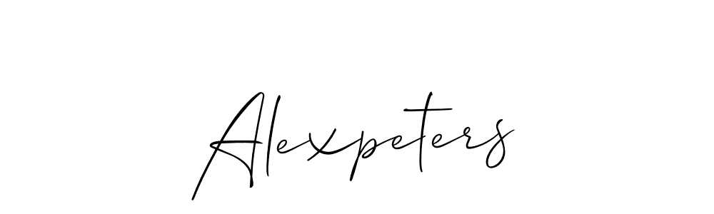 How to Draw Alexpeters signature style? Allison_Script is a latest design signature styles for name Alexpeters. Alexpeters signature style 2 images and pictures png