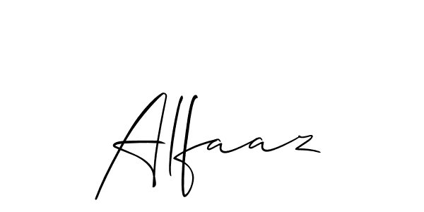 It looks lik you need a new signature style for name Alfaaz. Design unique handwritten (Allison_Script) signature with our free signature maker in just a few clicks. Alfaaz signature style 2 images and pictures png