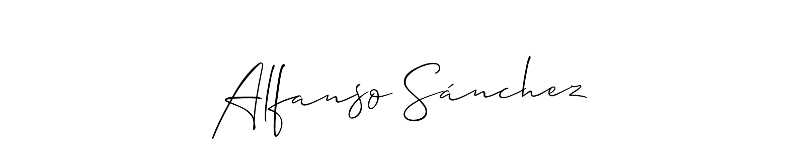 See photos of Alfanso Sánchez official signature by Spectra . Check more albums & portfolios. Read reviews & check more about Allison_Script font. Alfanso Sánchez signature style 2 images and pictures png