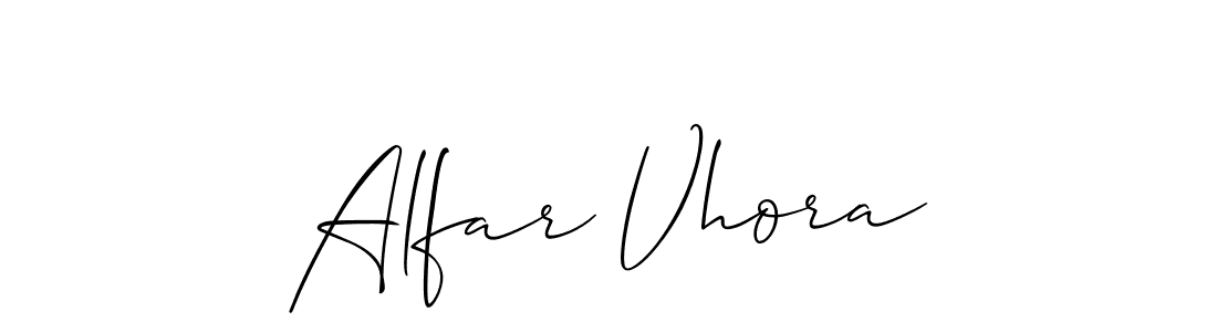 Check out images of Autograph of Alfar Vhora name. Actor Alfar Vhora Signature Style. Allison_Script is a professional sign style online. Alfar Vhora signature style 2 images and pictures png